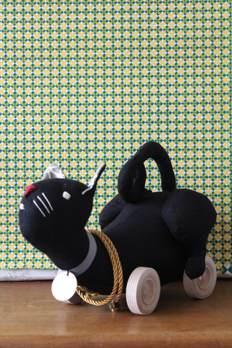 Moustache  Cat Pull-toy